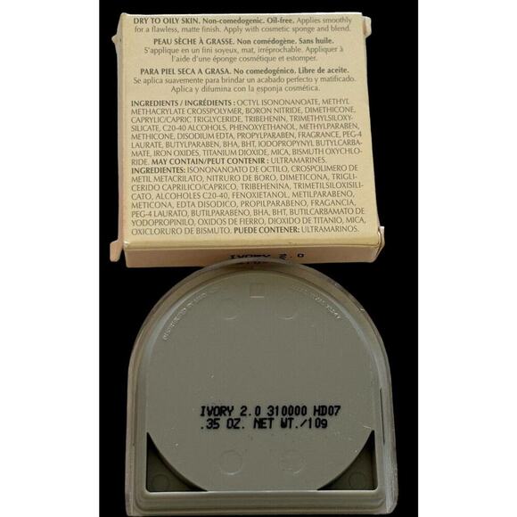 NEW Mary Kay IVORY 2.0 #3100 RARE Creme to Powder Foundation D SHAPE NOS RETIRED - Picture 4 of 5